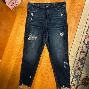 American Eagle Outfitters Women's Curvy super hi rise jegging crop